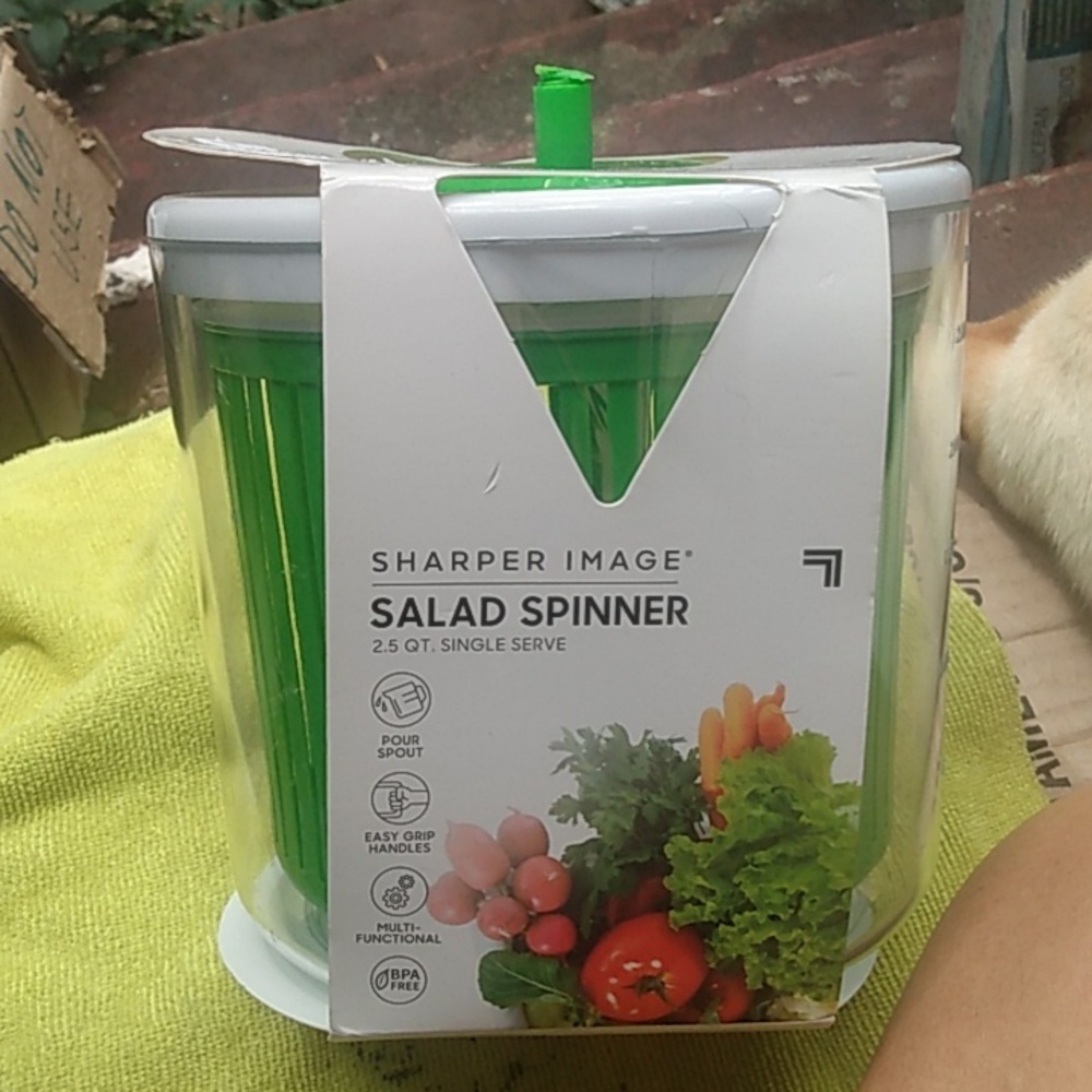 New Sharper Image Salad Spinner (missing hand crank, but still useable)